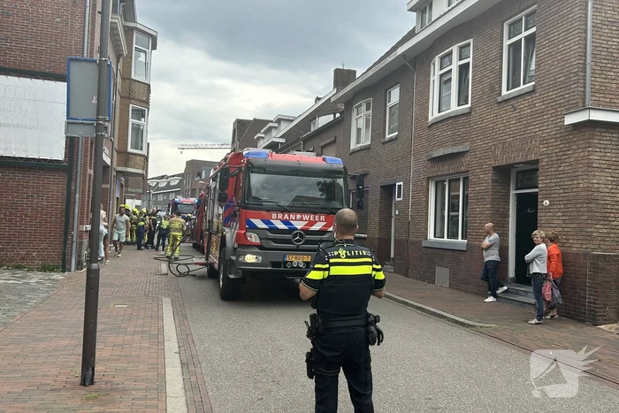 Brand in woning snel geblust