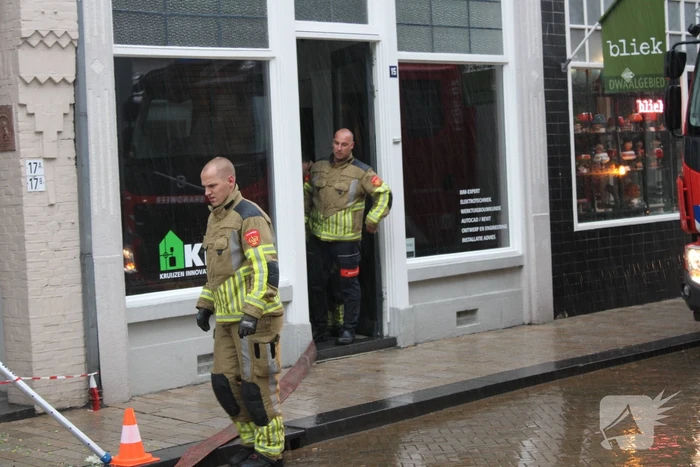 Wateroverlast door harde regenval