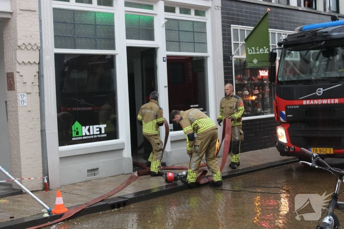 Wateroverlast door harde regenval