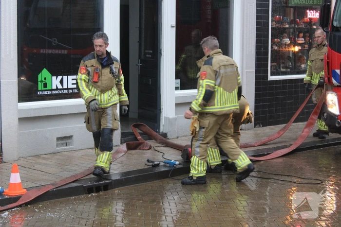 Wateroverlast door harde regenval