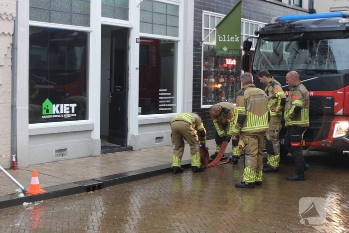 Wateroverlast door harde regenval