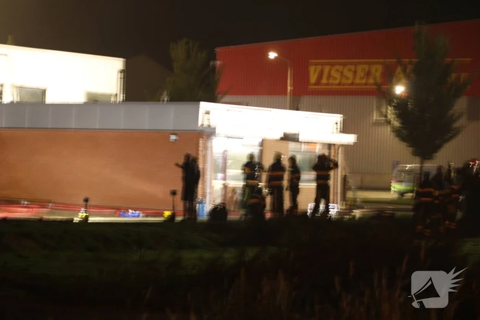 Grote brand in bedrijfspand