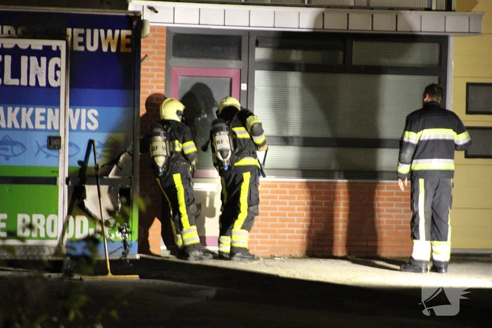 Grote brand in bedrijfspand