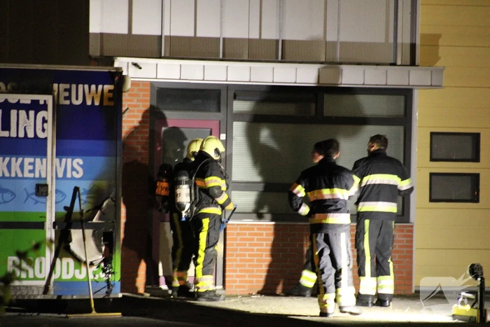 Grote brand in bedrijfspand