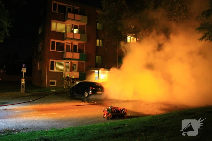 Auto's verwoest door brand