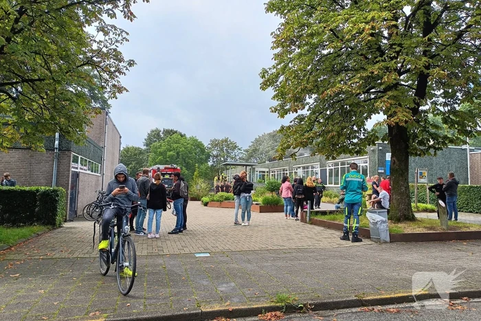 Brand op middelbare school