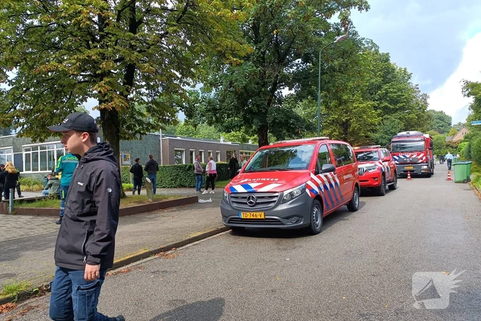 Brand op middelbare school