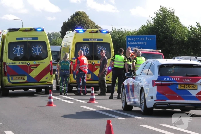 Gewonden bij ongeval tussen meerdere voertuigen