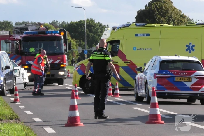 Gewonden bij ongeval tussen meerdere voertuigen