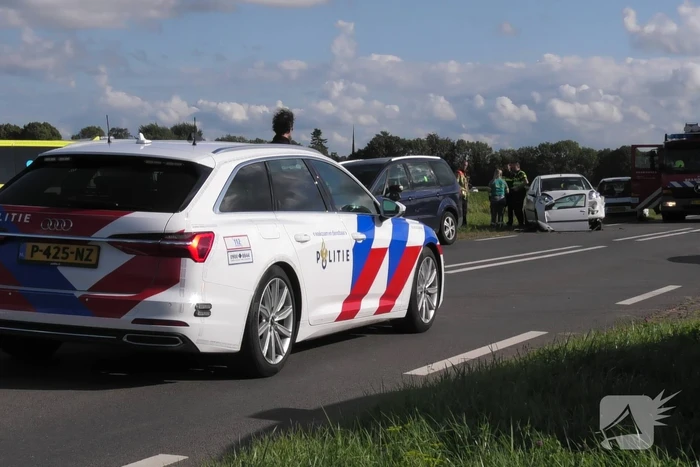 Gewonden bij ongeval tussen meerdere voertuigen