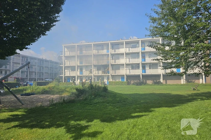 Woning in flat brandt volledig uit