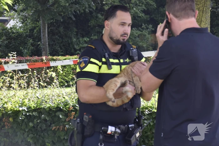 Woning in flat brandt volledig uit