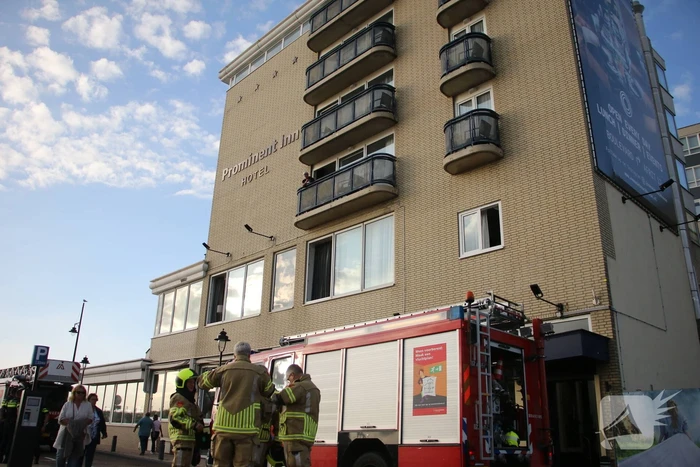 Brand in vriezer van hotel snel onder controle