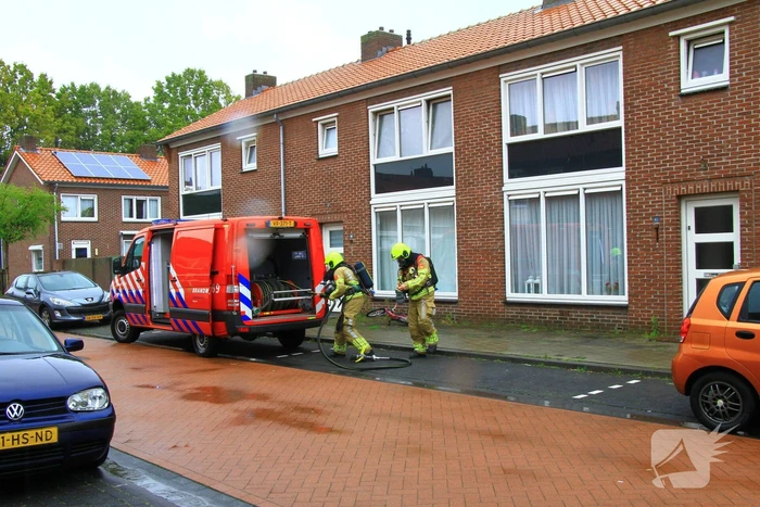 Rookontwikkeling bij brand in woning