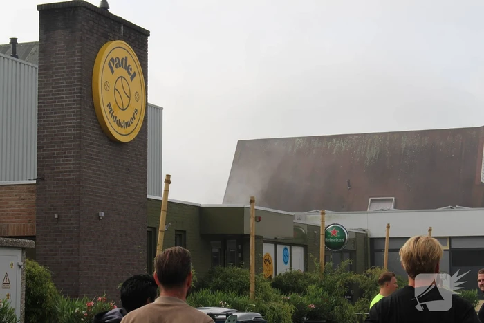 Grote brand in sportgebouw