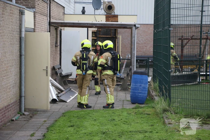 Grote brand in sportgebouw