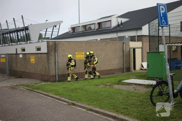 Grote brand in sportgebouw