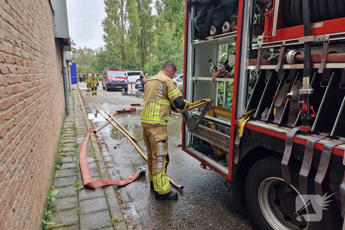 Grote brand in sportgebouw