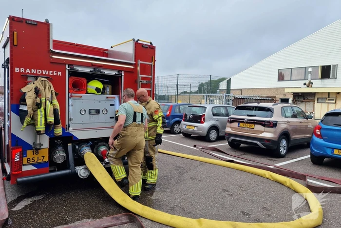 Grote brand in sportgebouw