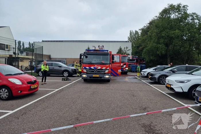 Grote brand in sportgebouw