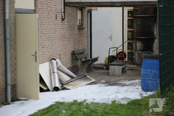 Grote brand in sportgebouw
