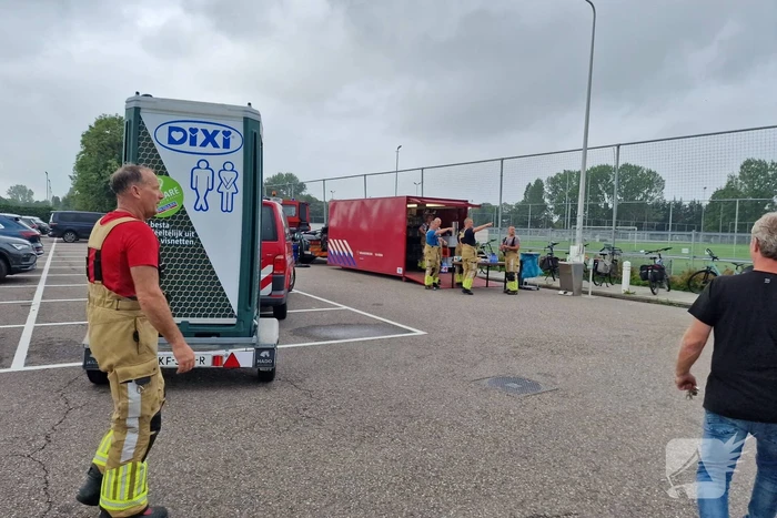 Grote brand in sportgebouw