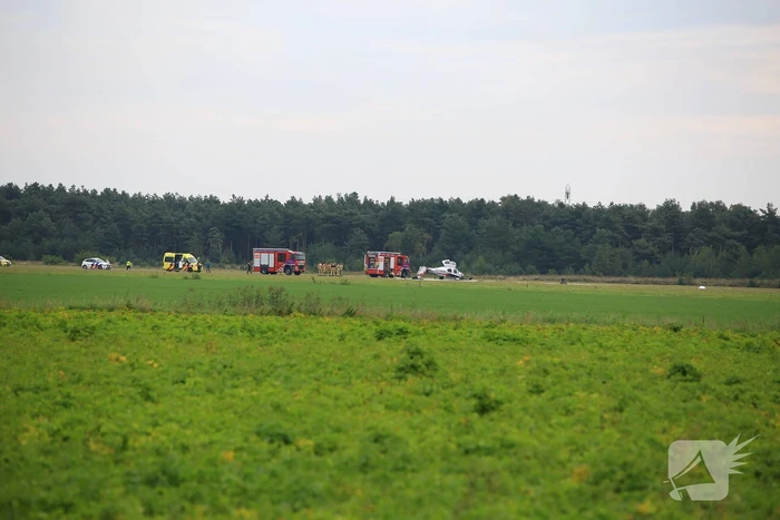 Vliegtuig in brand na crash bij luchthaven