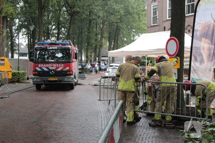 Gaslekkage bij opbouw evenement