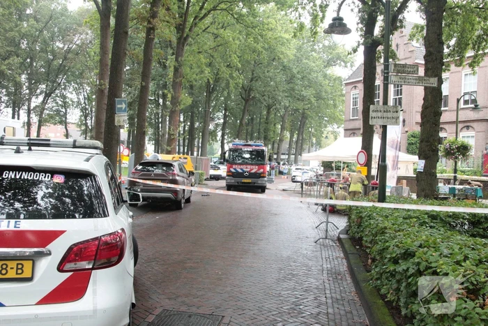 Gaslekkage bij opbouw evenement