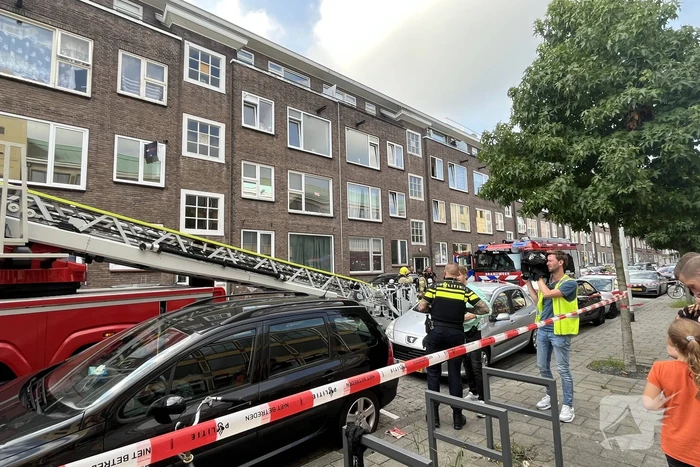 Schade bij felle brand in woning