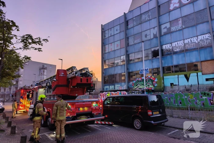 Grote brand in leegstaande school