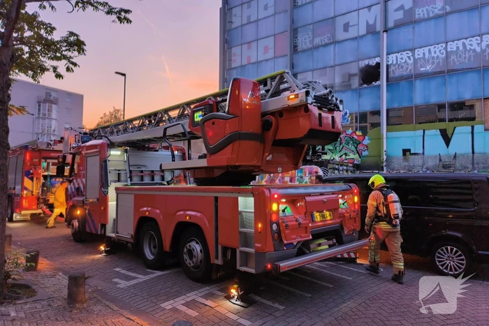 Grote brand in leegstaande school
