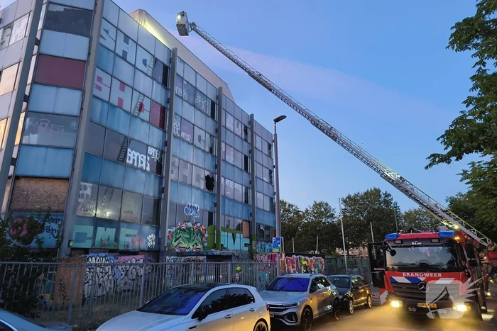 Grote brand in leegstaande school