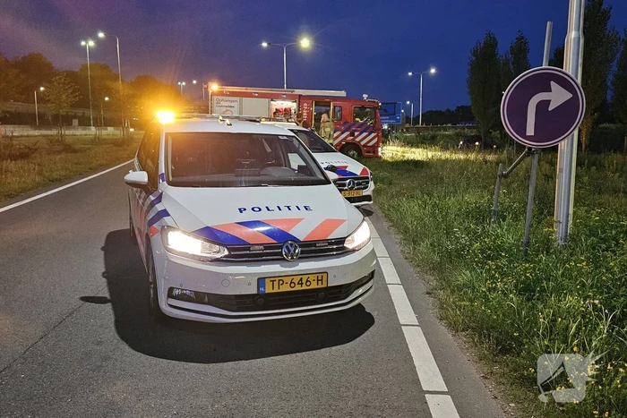 Hulpdiensten ingezet voor eenzijdig ongeval