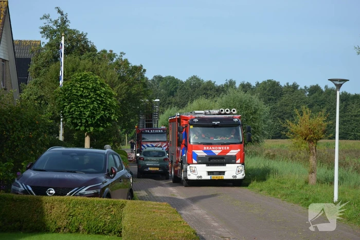 Schuurbrand door vergeten barbecue