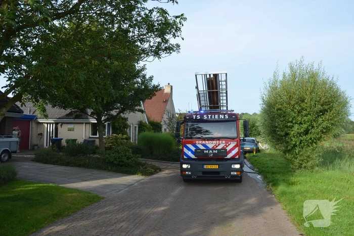 Schuurbrand door vergeten barbecue