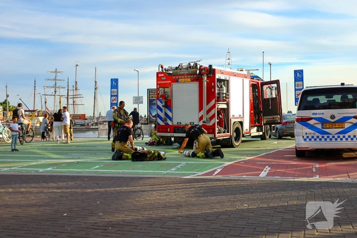 Brand in accuruimte van veerpont