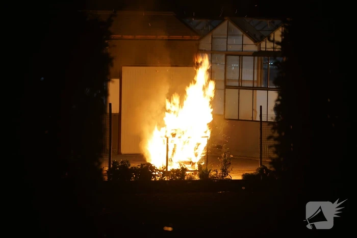Industriebrand blijkt buitenbrand
