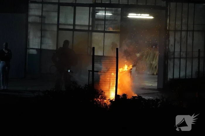 Industriebrand blijkt buitenbrand