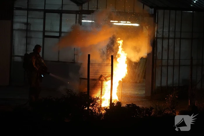 Industriebrand blijkt buitenbrand