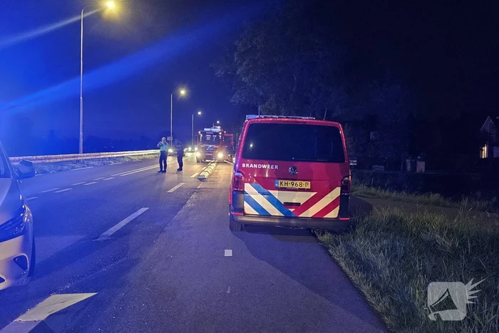 Industriebrand blijkt buitenbrand