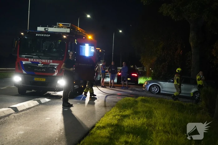 Industriebrand blijkt buitenbrand