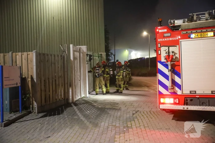 Grote brand bij afvalverwerkingsbedrijf