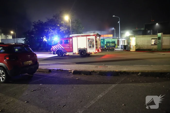 Grote brand bij afvalverwerkingsbedrijf