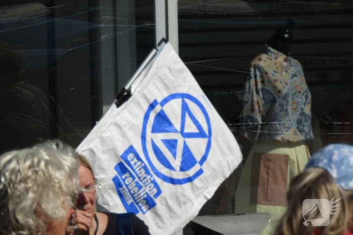 Demonstratie op centraal station