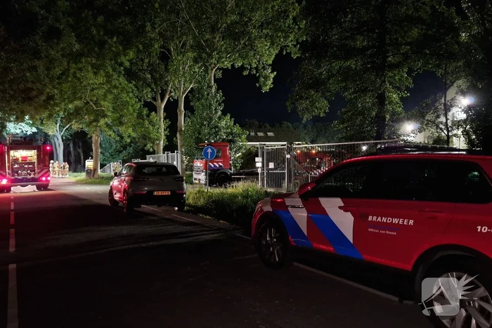 Brandweer uren bezig met brand bij grasdrogerij
