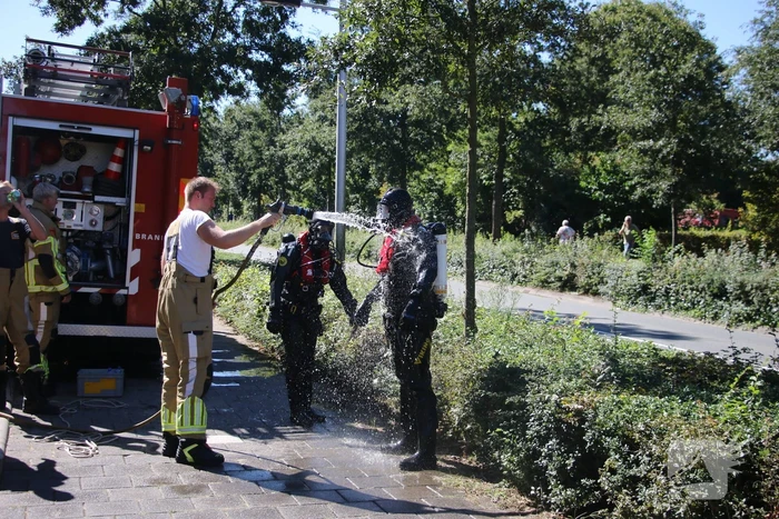 Zoekslagen in water na aantreffen kinderstep