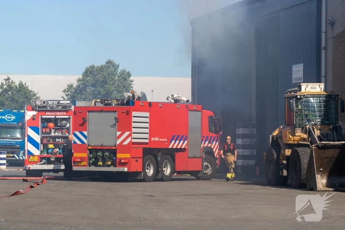 Brand bij afvalstortplaats