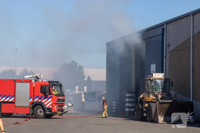 Brand bij afvalstortplaats