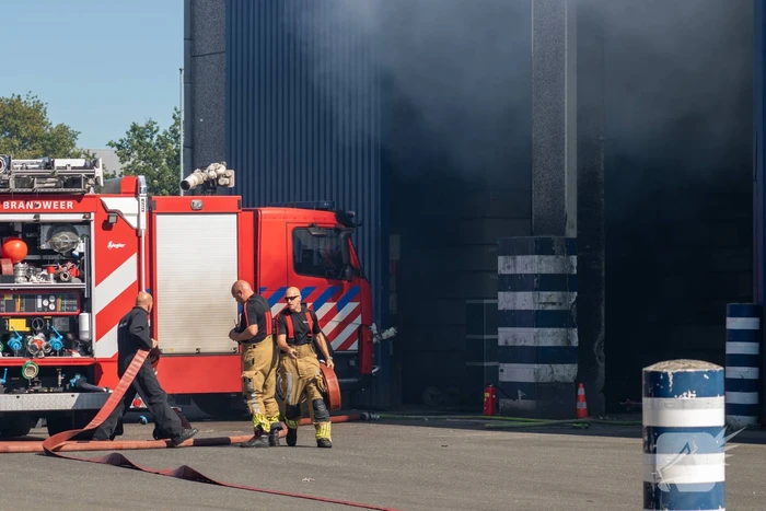 Brand bij afvalstortplaats